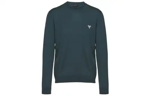 PRADA SS22 Sweater Men's Dark Green