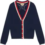 GUCCI SS23 Sweater Men's Navy Blue
