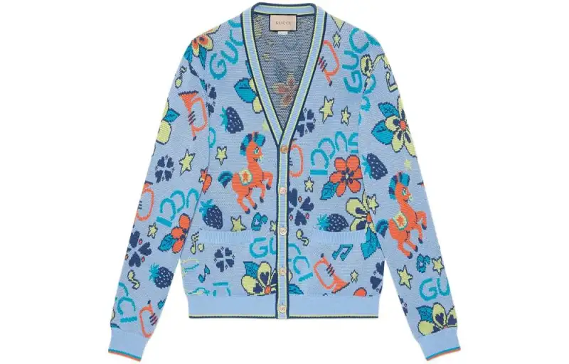 GUCCI SS22 Sweater Men's Multicolor