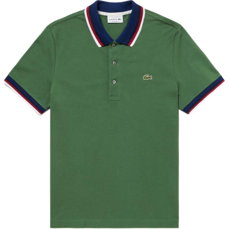 Мужская футболка-поло LACOSTE (черная)