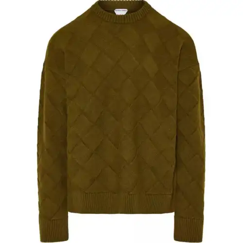 Bottega Veneta 3D Intreccio Crewneck Jumper