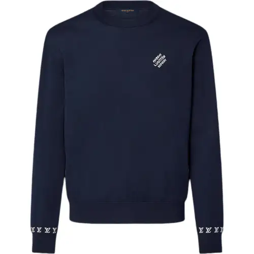 LOUIS VUITTON Long-Sleeved Cotton Crewneck