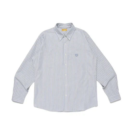 Human Made heart-logo striped shirt