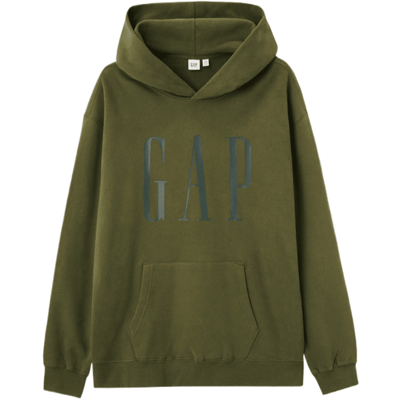 Худи GAP с логотипом (серое)