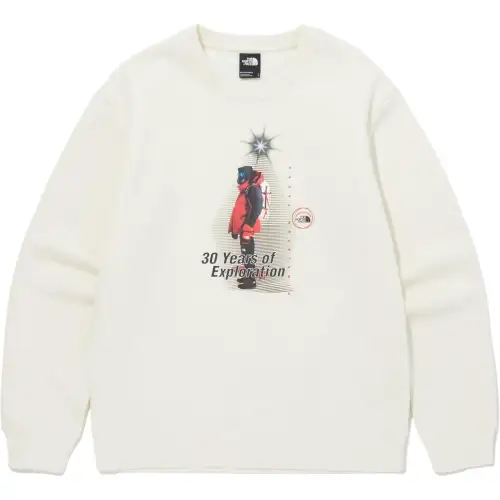 THE NORTH FACE Sweatshirt Men's Ecru
