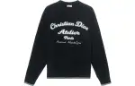 DIOR Quarterly New Products Sweaters Men's Black Crew Neck Moderate Other