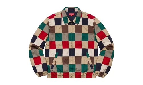 Supreme Patchwork Harrington Jacket