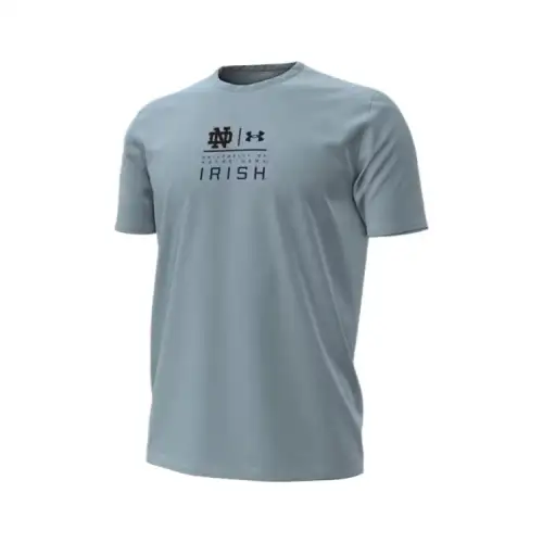 Under Armour Performance CottonCollegiate T Shirt Men's Blue Gray