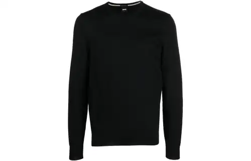 Boss HUGO BOSS Logo Embroidered Crewneck Jumper