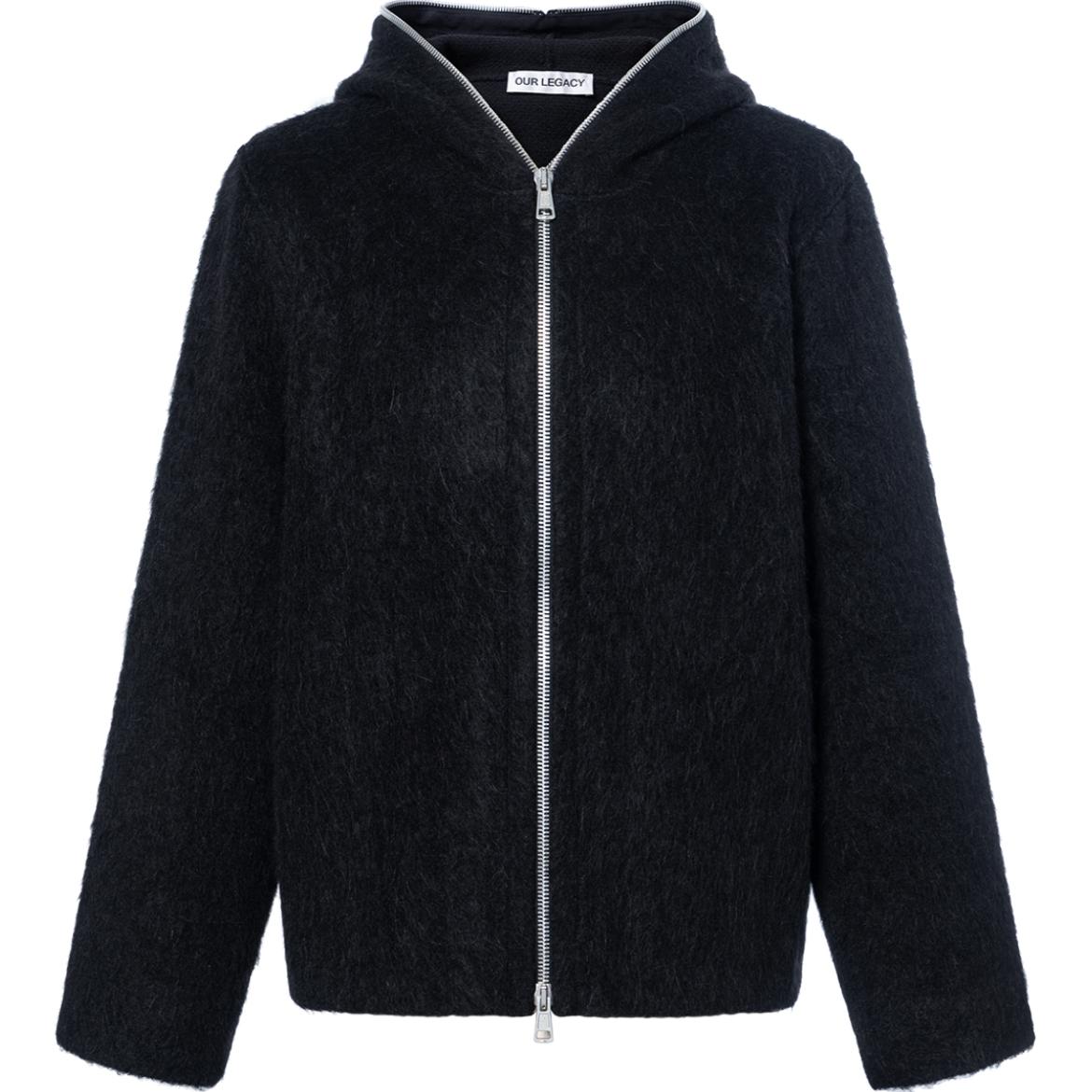 Мужской свитер OUR LEGACY Wool Hoodie (черный)