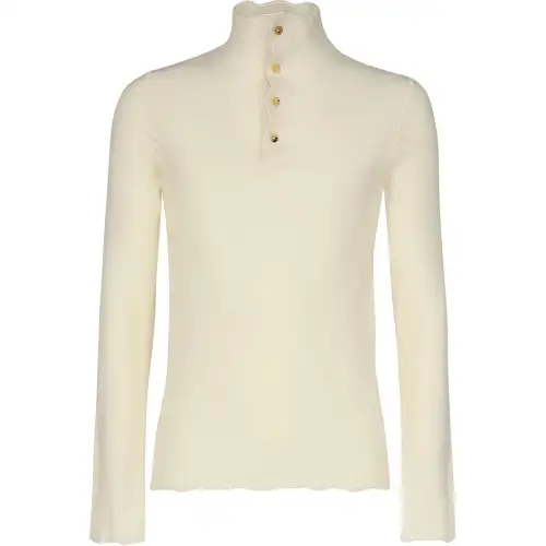 Bottega Veneta High Neck Knitted Top