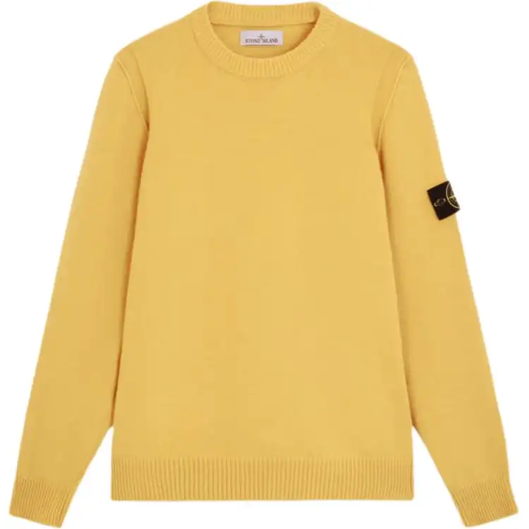 STONE ISLAND Logo Patch Crewneck Jumper