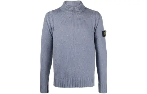 STONE ISLAND Sweaters Men's Gray Crew Neck Moderate Other