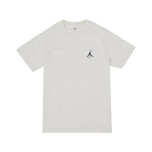 Jordan Flight Patch Tee Shirt Men's Gray