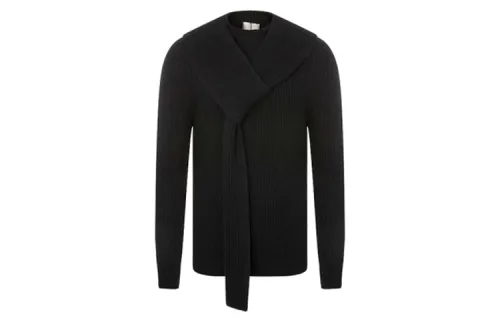 DIOR Quarterly New Products Cashmere Sweaters Unisex Black Moderate
