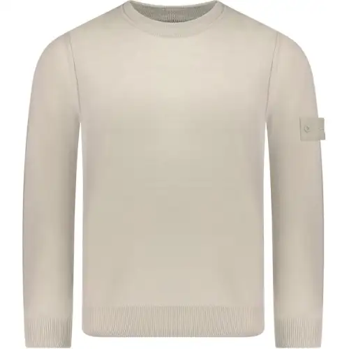STONE ISLAND Logo Patch Crewneck Jumper