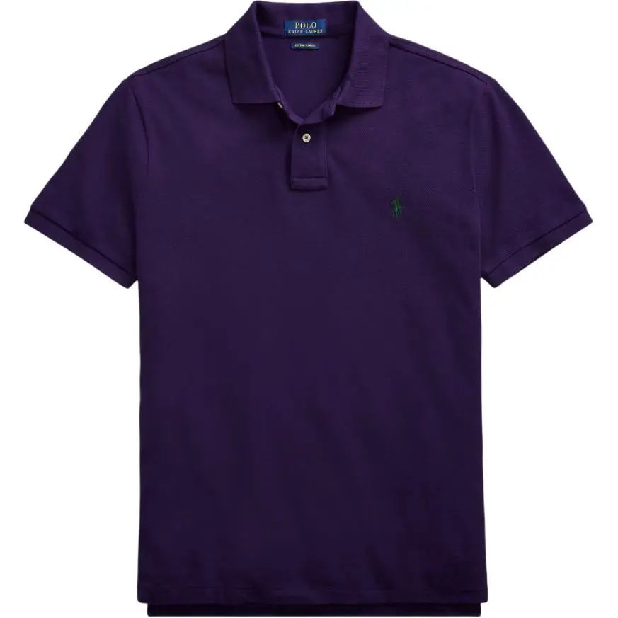 Polo Ralph Lauren Polo Shirt Custom Slim Fit Men's Dark Purple