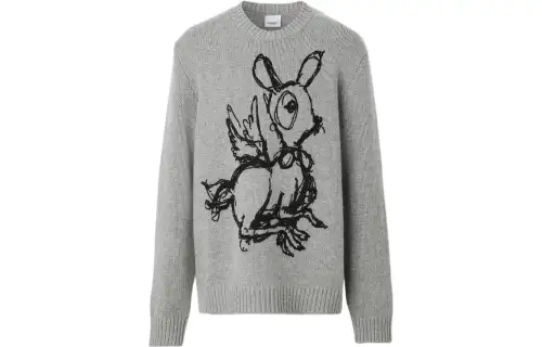 Burberry Knitwear Men's Dark Storm Gray
