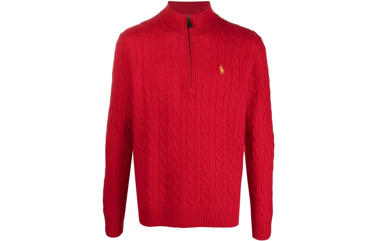 Polo Ralph Lauren SS23 Cashmere Sweater Men's Red