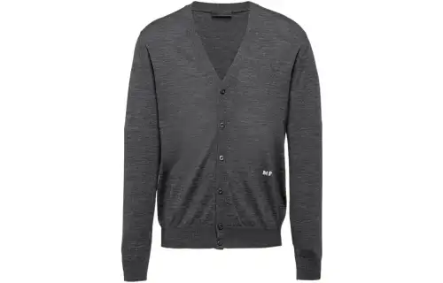 Prada V-neck wool cardigan