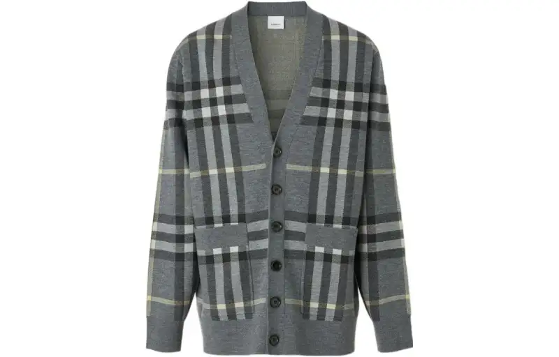 Burberry SS22 Sweater Men's Seal Gray Color