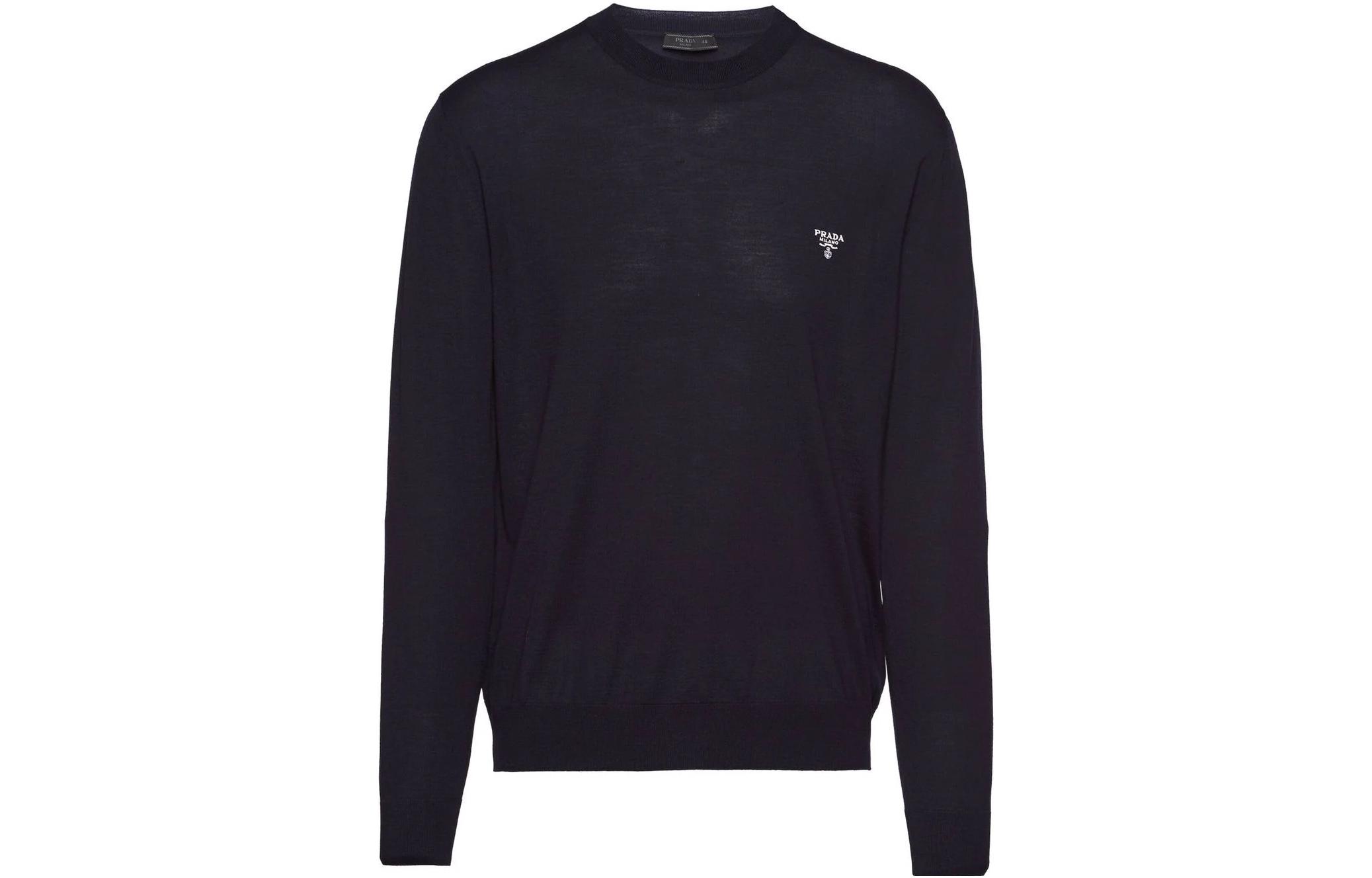 【Previous Season】logo-embroidered wool jumper