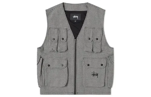 Stussy Tank Tops Unisex Gray Straight Fit
