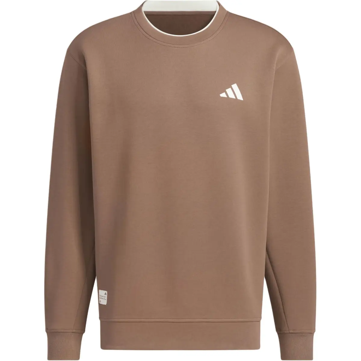 Adidas Sweatshirts Men's Brown Crew Neck Moderate Other