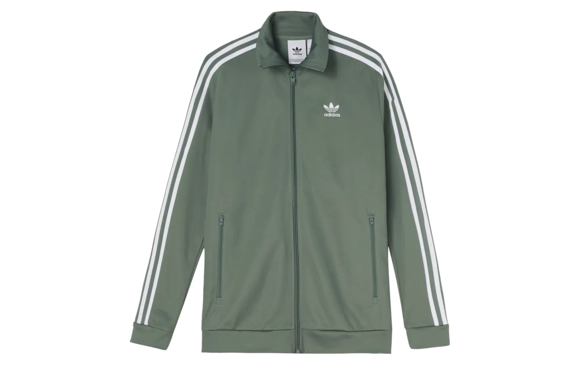 Adidas Originals Jackets Men's Stand Collar Moderate Straight Fit