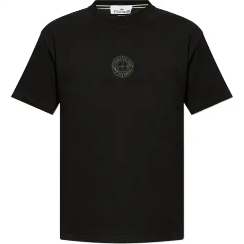 STONE ISLAND Compass print Cotton T shirt