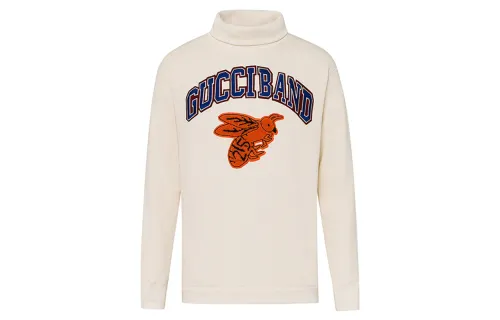 GUCCI Sweaters Men's Ecru Turtleneck Moderate Other