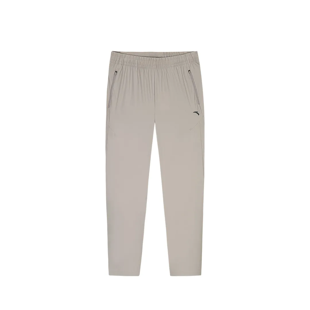 Anta Variety Training Collection Knitted Sweatpants Men's Pine Smoke Gray