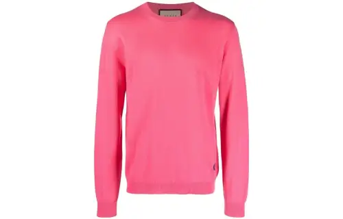 【Previous Season】Horsebit crew-neck cashmere jumper