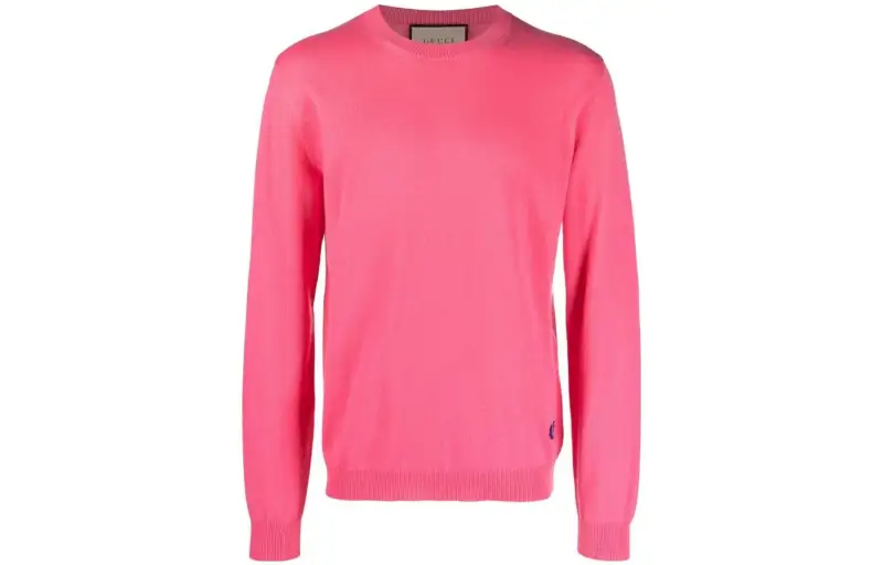 【Previous Season】Horsebit crew-neck cashmere jumper