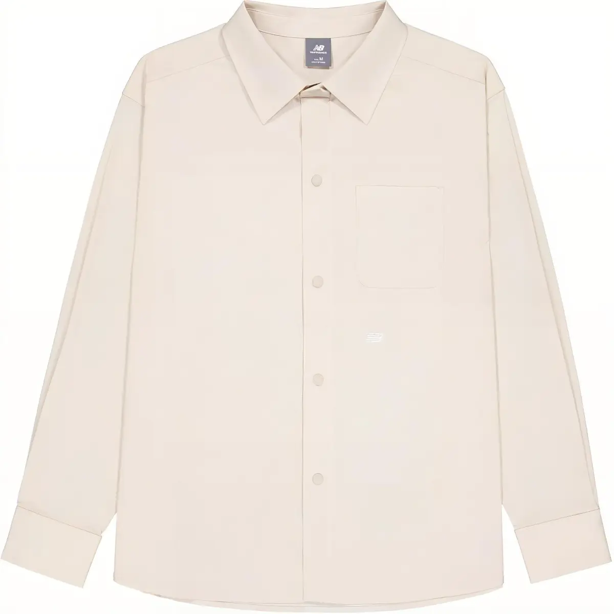 New Balance Shirts Men's Beige Gray Lapel Moderate Other