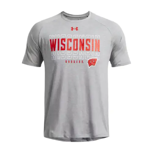 Under Armour TechCollegiate T Shirt Men's Gray