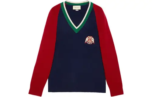 GUCCI V Neck Wool Sweater