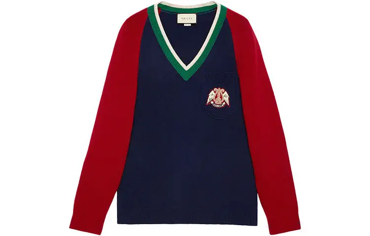 GUCCI V Neck Wool Sweater