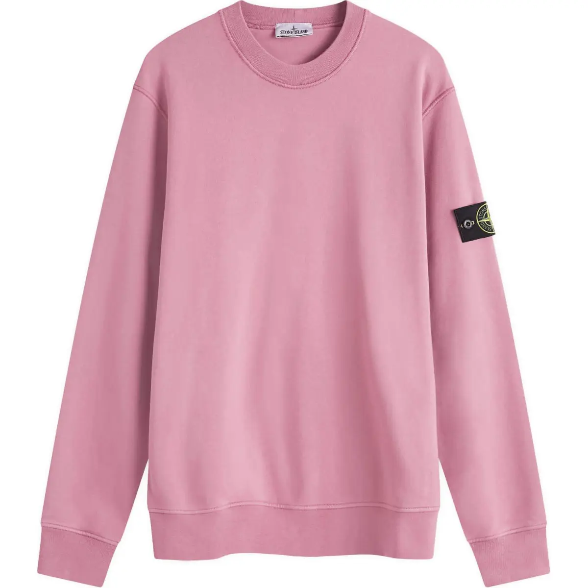 STONE ISLAND Brushed Organic Cotton Crewneck