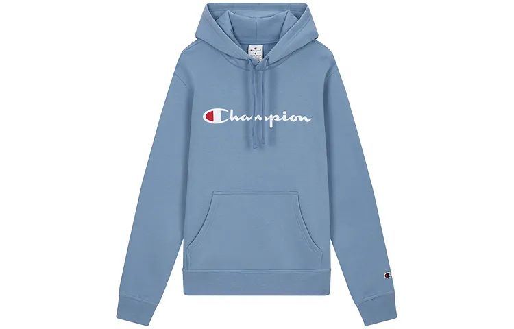 Champion FW24 Script Shop Sweatshirt Unisex Blue