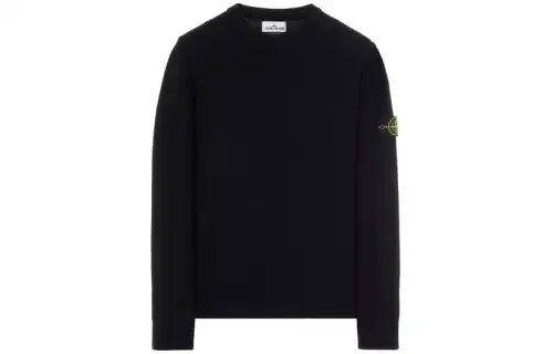 STONE ISLAND Logo Appliqued Wool Knit Sweater