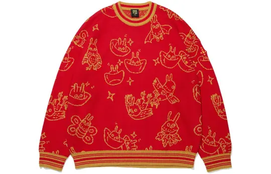 Li Ning Sports Trendy Collection Sweater Unisex Red