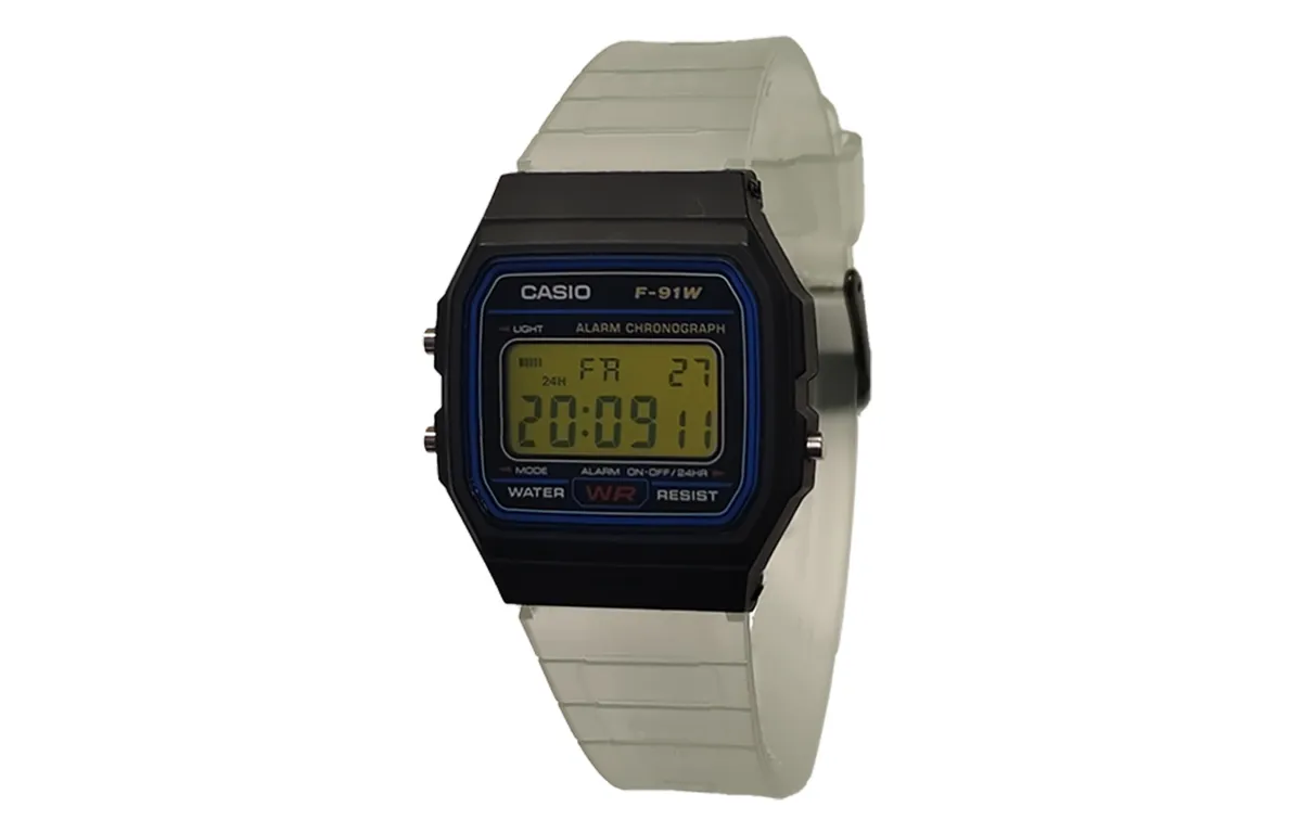 CASIO Custom Collection Quartz Movement Resin Strap Watch Men's Watches Black Dial