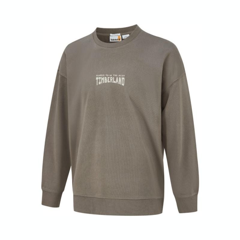 Мужское худи Timberland LP Sweatshirt Crew (серое)