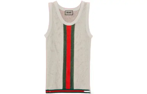 PALACE X GUCCI Web Details Knit Tank Top