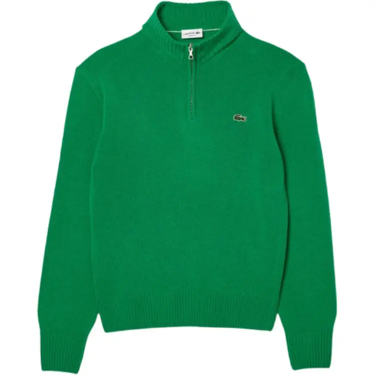 LACOSTE Sweaters Men's Green Turtleneck Moderate Set