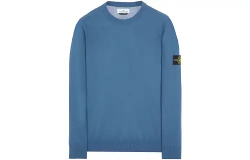 STONE ISLAND Logo Patch Crewneck Jumper