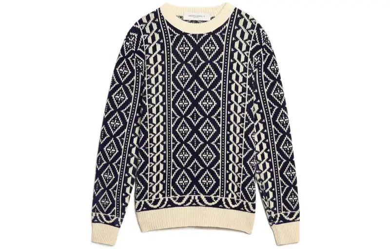 Golden Goose patterned-intarsia knit jumper