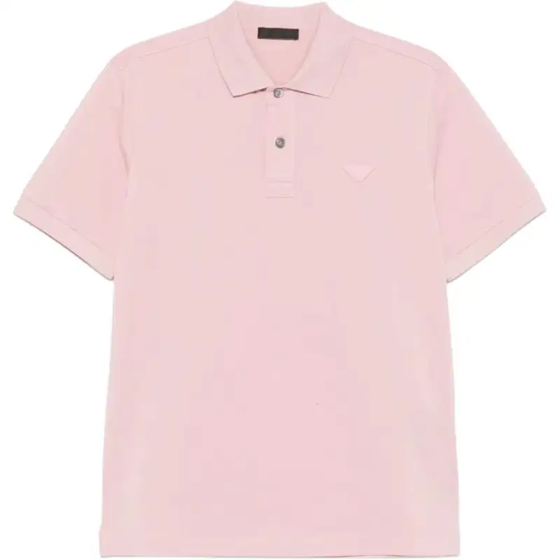PRADA SS25 Polo Shirt Men's Pink
