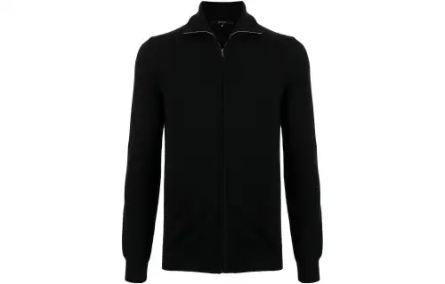 GUCCI Sweaters Men's Black Lapel Moderate Other
